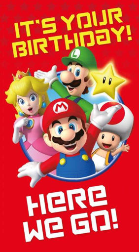 Picture of SUPER MARIO ITS YOUR BIRTHDAY CARD